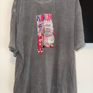 Auburn Comfort Colors Gray Graphic Tee